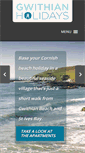 Mobile Screenshot of gwithianholidays.com